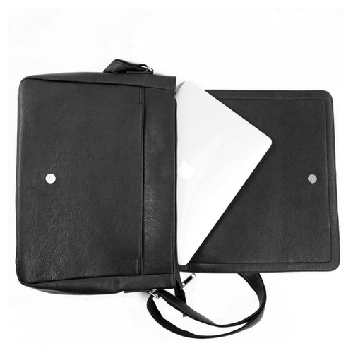 Black men`s shoulder bag S11